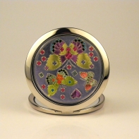 Kosmetické zrcátko do kabelky motýl