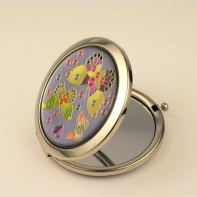 Kosmetické zrcátko do kabelky motýl