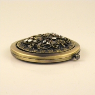 Kosmetické zrcátko s kamínky 7cm