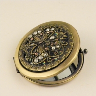 Kosmetické zrcátko s kamínky 7cm