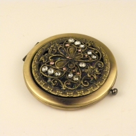 Kosmetické zrcátko s kamínky 7cm