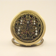 Kosmetické zrcátko s kamínky 7cm