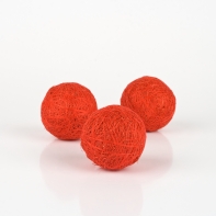 Koule sisal červená 5cm