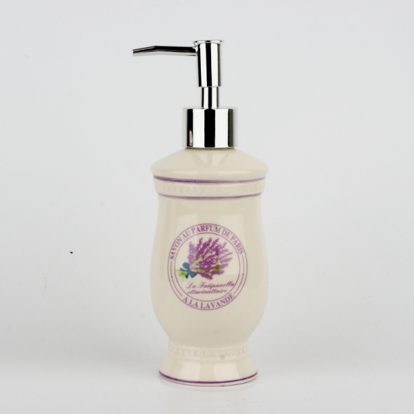 Koupelnová sada levandule (sada 3ks) 8x7x20cm