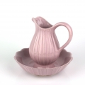 Koupelnový set - džbán s mísou Vintage rose dek4040