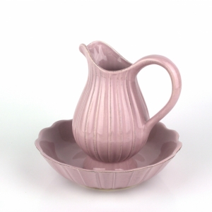 Koupelnový set - džbán s mísou Vintage rose.