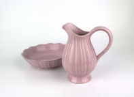 Koupelnový set - džbán s mísou Vintage rose.
