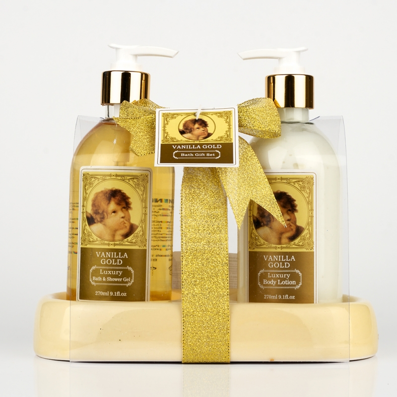 Koupelnový set s dávkovači o obsahu 270ml