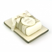 Koupelnový set Savon de Marseille (mýdlenka + mýdlo 100g) 