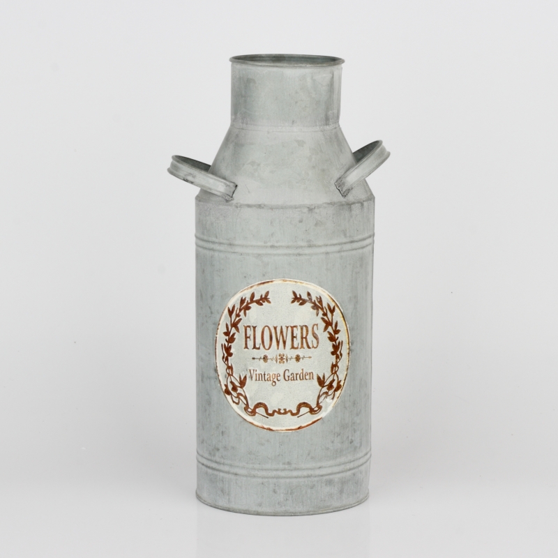 Kovová dekorační bandaska FLOWERS 33cm