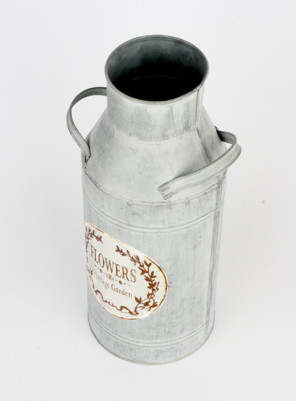 Kovová dekorační bandaska FLOWERS 33cm