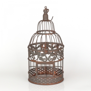 Kovová dekorační klec 45cm