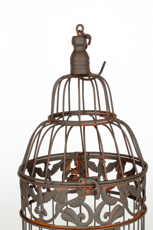 Kovová dekorační klec 45cm