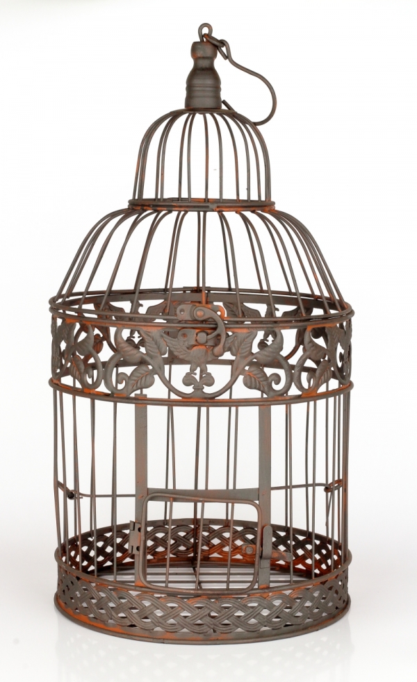 Kovová dekorační klec 55cm