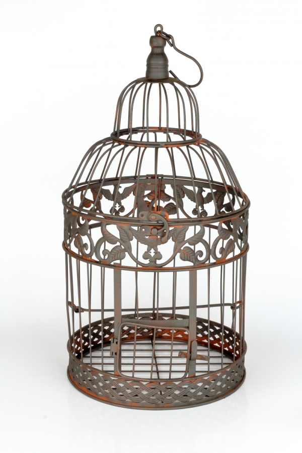 Kovová dekorační klec 55cm