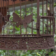 Kovová klec retro 51 cm