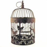 Kovová klec retro 51 cm