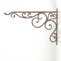 Kovová konzole na květiny 35x24cm