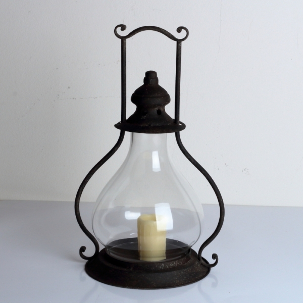 Kovová lucerna 22x45cm