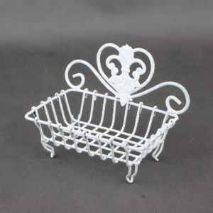 Kovová mýdlenka srdce 14x11x10,5cm