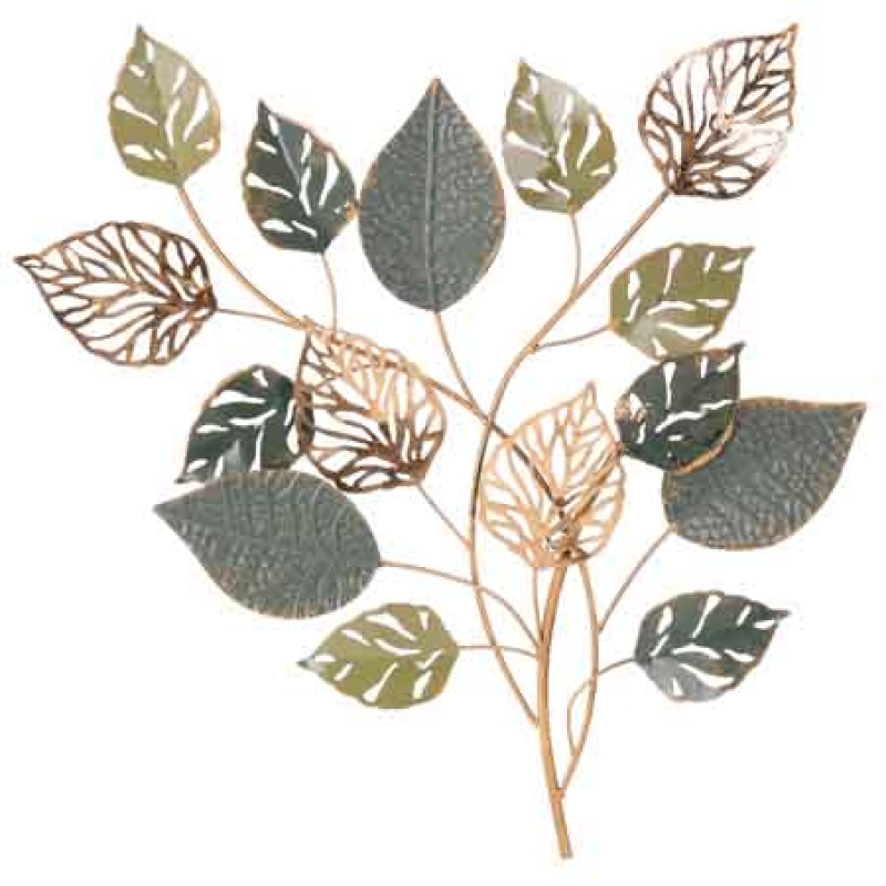 Kovová nástěnná dekorace 65x54cm