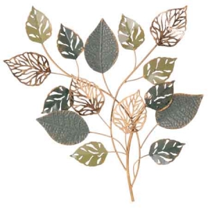 Kovová nástěnná dekorace 65x54cm