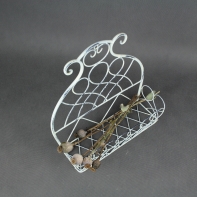 Kovová polička na kořenky 31cm