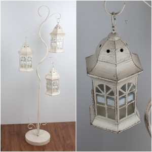 Kovová stojací lucerna 130cm