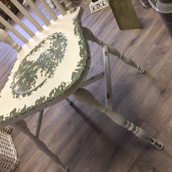 Kovová židle s patinou 47x51x89cm