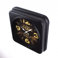 Kovové hodiny do restaurace London 35x35cm