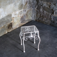 Kovové odkládací stolky Romantic 3ks 26/31/37cm