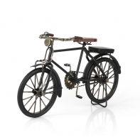Kovové retro kolo černé 31cm