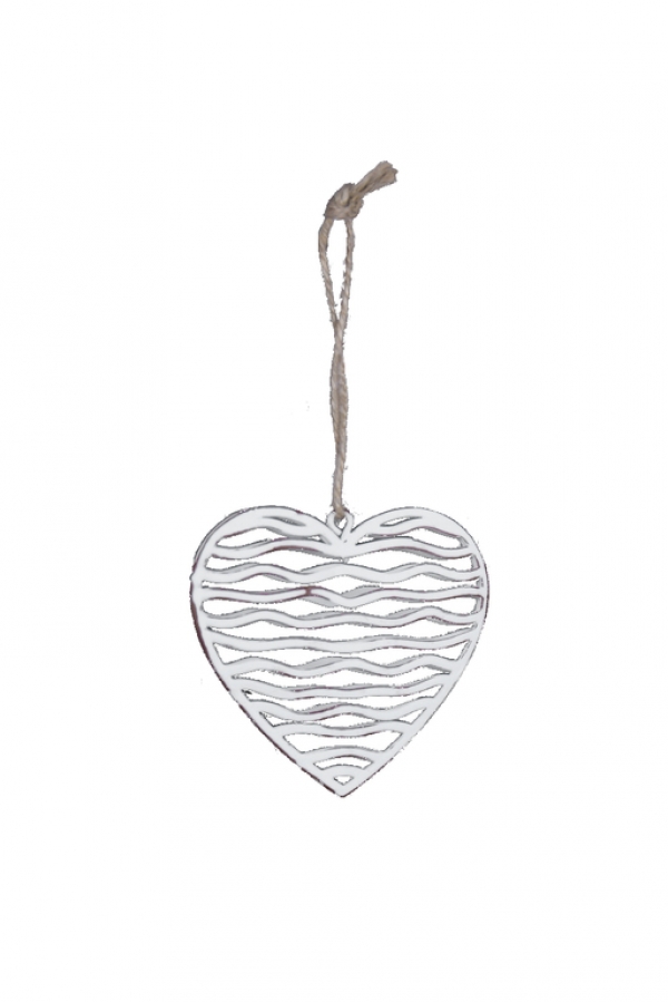Kovové srdce na zavěšení Láska střední 