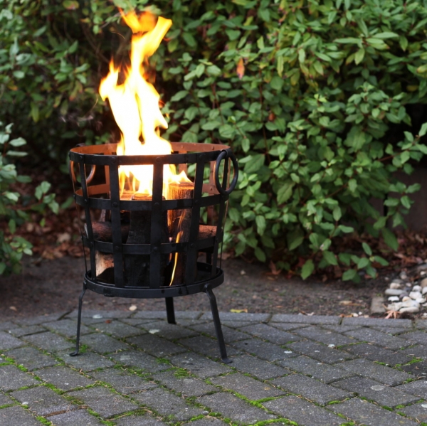 Kovové zahradní ohniště přenosné litina 54cm