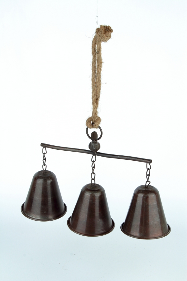 Kovové zvonky s ptáčkem