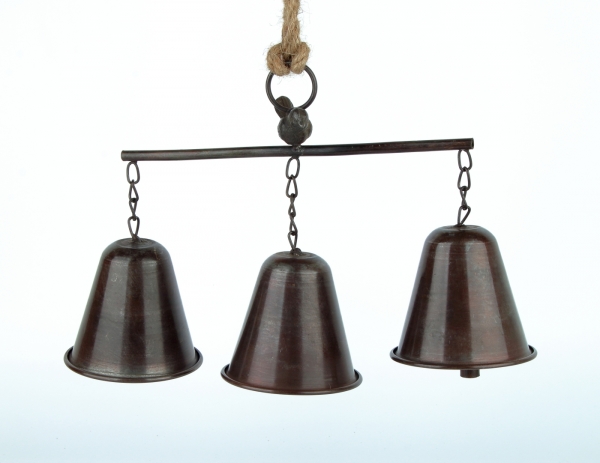 Kovové zvonky s ptáčkem