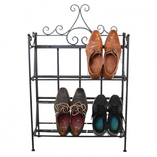 Kovový botník skládací 60x24,7x92cm