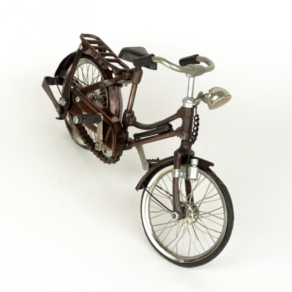 Kovový dekorační model pánské kolo 26x15cm