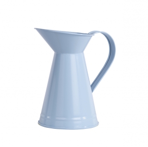 Kovový džbán světle modrá