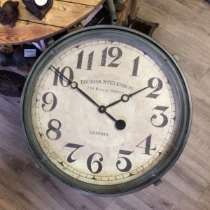 Kovový konferenční stůl hodiny 52×60,7×52cm