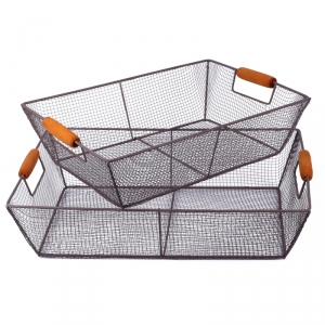 Kovový koš do kuchyně 28,5x41x10cm