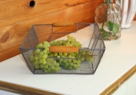 Kovový koš do kuchyně 28,5x41x10cm