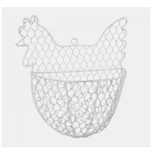 Kovový košík na zavěšení slepice