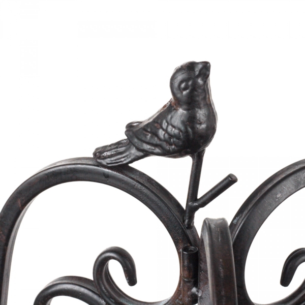 Kovový kulatý stojan na květiny 90 cm