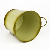 Kovový kyblík levandule 19x16cm