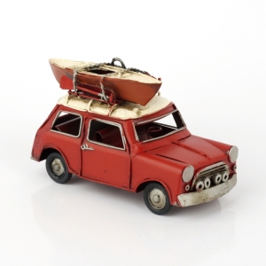 Kovový model auta s kajakem 16cm