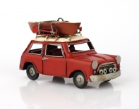 Kovový model auta s kajakem 16cm