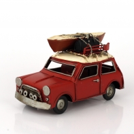 Kovový model auta s kajakem 16cm