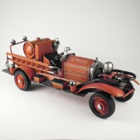 Kovový model - hasičské auto 43cm