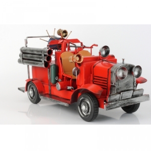 Kovový model hasičského auta 39x15cm